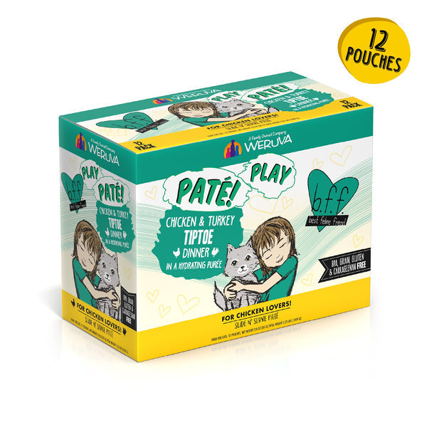 BFF Cat PLAY Tiptoe Chicken 3 Oz. Pouch