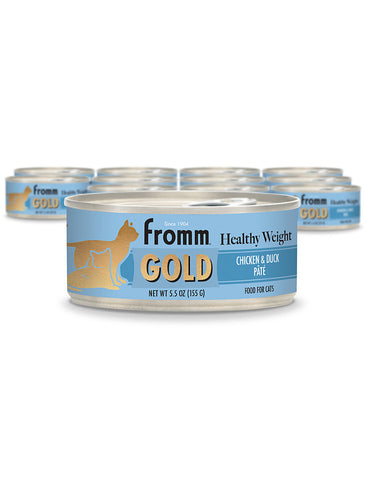 Fromm Gold Healthy Weight Chicken & Duck Pâté Cat Food (5.5 oz, Single Can)