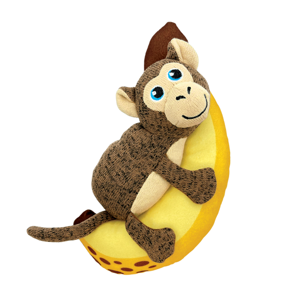 KONG Pull-A-Partz Pals Monkey Dog Toy (Medium)