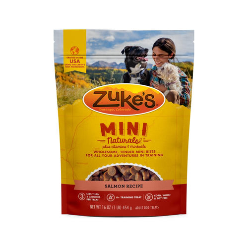 Zukes Salmon Mini Naturals Dog Treats