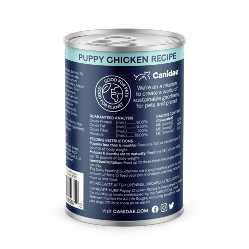 Canidae PURE Grain Free Chicken Limited Ingredient Wet Puppy Food (13-oz, single can)