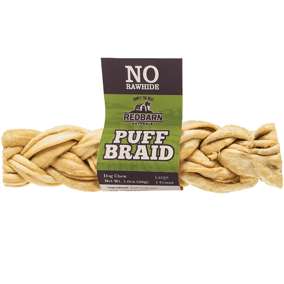 Redbarn Puff Braid Dog Treats (Large)