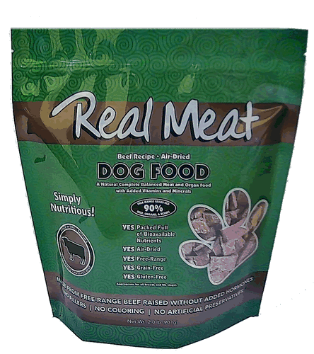 The Real Meat Air-Dried Beef Dog Food