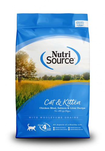 NutriSource® Cat & Kitten Chicken Meal, Salmon & Liver Recipe (16 lb)