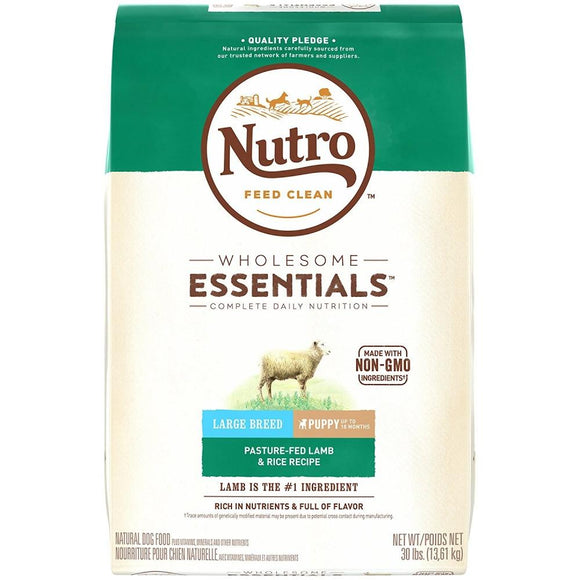 Nutro Wholesome Essentials Large Breed Puppy Pasture-Fed Lamb & Rice Dry Dog Food