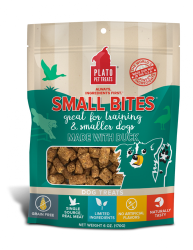 Plato Small Bites Duck Dog Treats