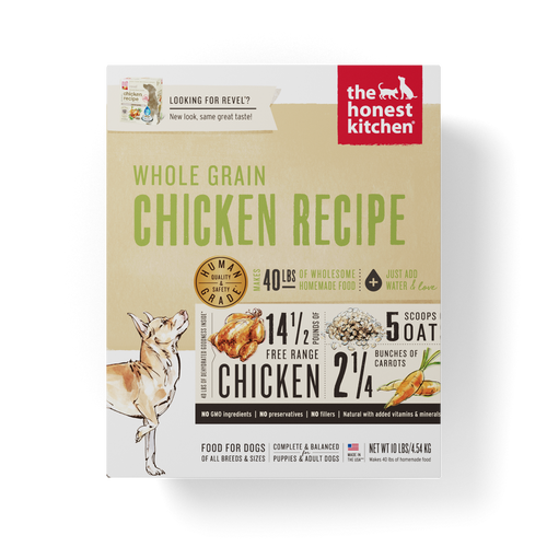 The Honest Kitchen Whole Grain Chicken Recipe Dehydrated Dog Food