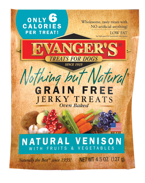 Evanger's Grain Free Venison with Fruits and Veggies Dog Treats