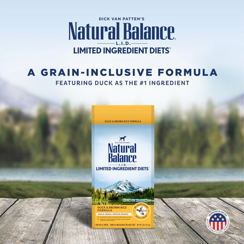 Natural Balance L.I.D. Limited Ingredient Diets Duck & Brown Rice Formula Dry Dog Food