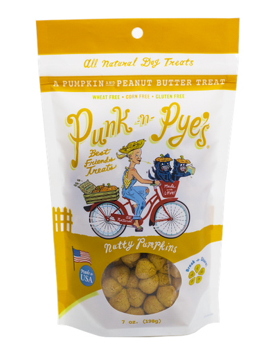 Punk-n-Pye's Nutty Pumpkins Dog Treats (7 Oz Bag)