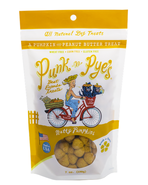 Punk-n-Pye's Nutty Pumpkins Dog Treats (7 Oz Bag)