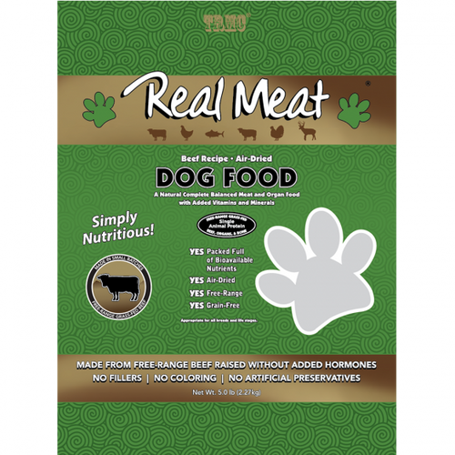 The Real Meat Air-Dried Beef Dog Food