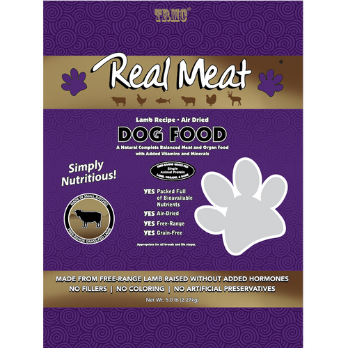 The Real Meat Air-Dried Lamb Dog Food