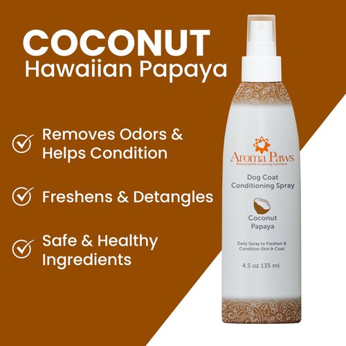 Aroma Paws Dog Coat Spray Coconut Papaya (4.5 oz)