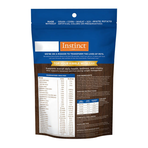 Instinct Raw Boost Mixers Multivitamin for Adult Dogs Ages 7+ Freeze-Dried Food Topper