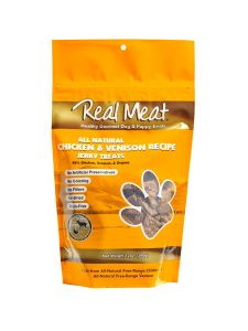 Real Meat Chicken & Venison Jerky Treats