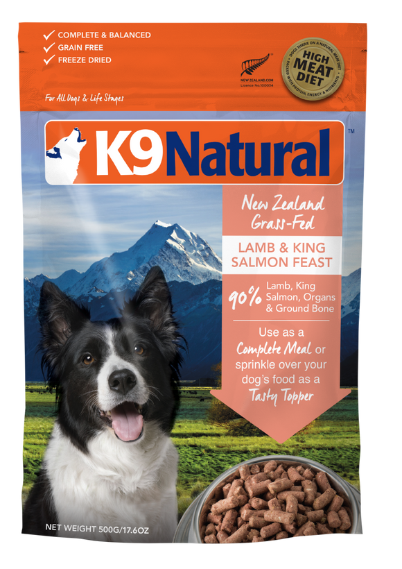 K9 Natural Freeze Dried Lamb and Salmon (17.6oz)