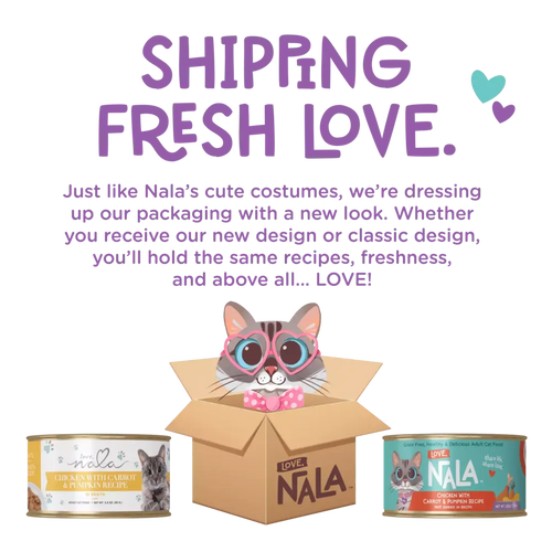 Love Nala Tuna, Carrot & Salmon Recipe Paté Dinner In Broth Adult Cat Food