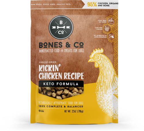 Bones & Co. Kickin' Chicken Freeze-Dried Keto Formula