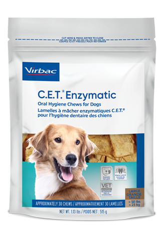 Virbac C.E.T.® Enzymatic Oral Hygiene Chews for Dogs