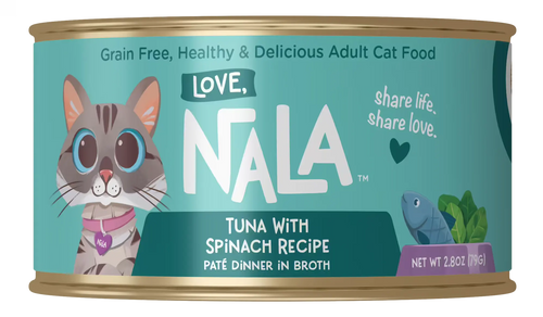 Love Nala Tuna With Spinach Recipe Paté Dinner In Broth Adult Cat Food