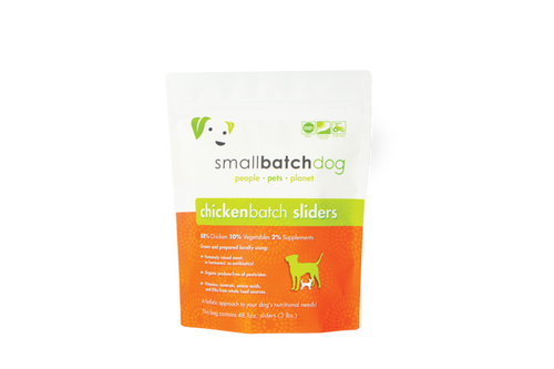 Smallbatch Chickenbatch Frozen Dog Food (3 Lb Sliders)