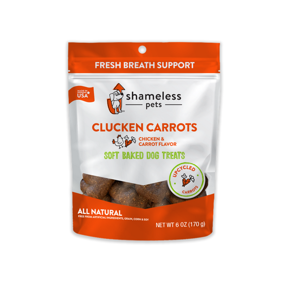 Shameless Pets Clucken' Carrots Soft Baked Dog Treats