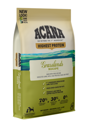 ACANA Highest Protein Grasslands Recipe Dry Dog Food