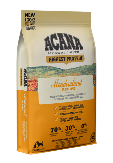 ACANA Highest Protein Meadowland Recipe Dry Dog Food