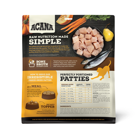 ACANA Freeze-Dried Patties Free-Run Chicken Recipe