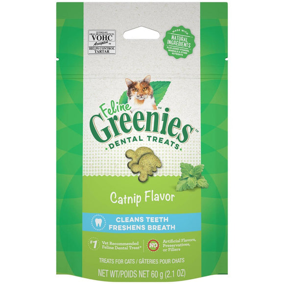 FELINE GREENIES™ Dental Treats Catnip Flavor