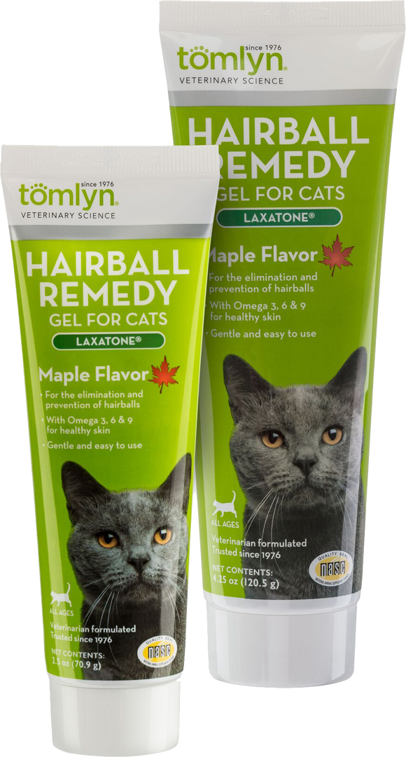 Tomlyn Hairball Remedy Gel For Cats – Laxatone (Maple, 2.5-oz)