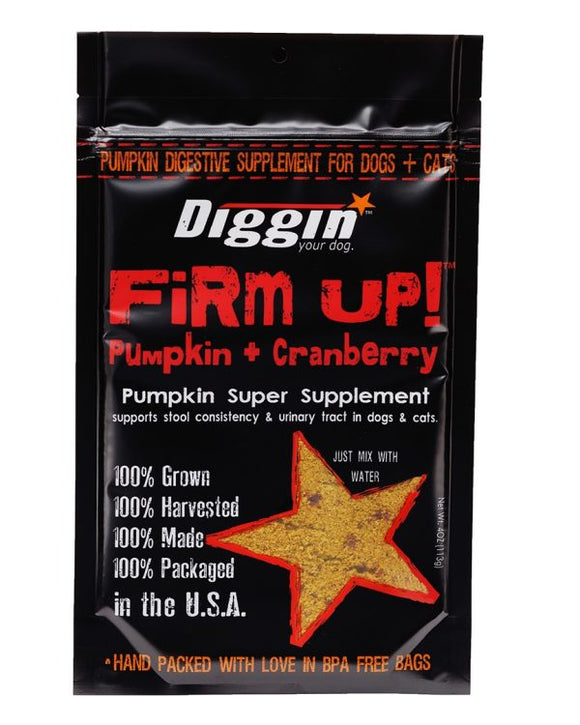 Diggin Your Dog FiRM UP!+ Cranberry Pumpkin Super Supplement (4 Oz.)