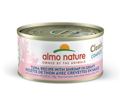 Almo Nature Classic Complete Tuna Recipe with Shrimp in gravy (2.47 oz)