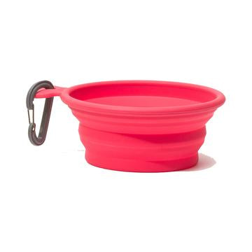 Messy Mutts Silicone Collapsible Bowl (Green, Medium (3 Cup))