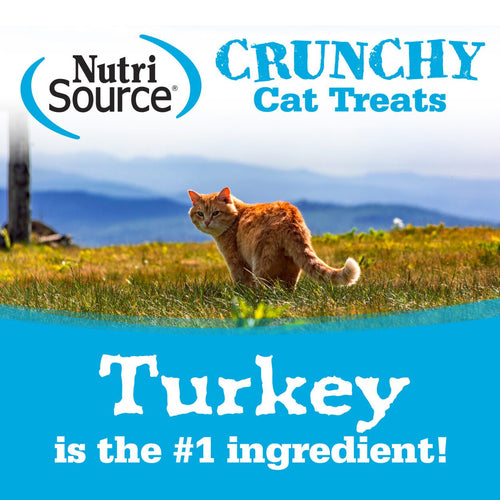 NutriSource® Crunchy Cat Turkey & Chicken Treats (3 Oz)