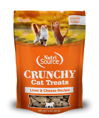 NutriSource® Crunchy Cat Liver & Cheese Treats (3 Oz)