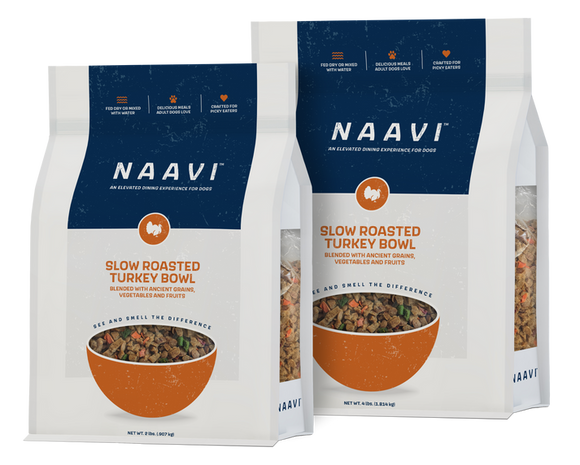 Naavi Slow Roasted Turkey Bowl for Dogs