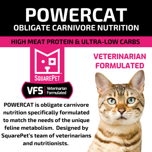 SquarePet® VFS® POWERCAT™ Herring & Salmon for Cats (4.4 Lbs)