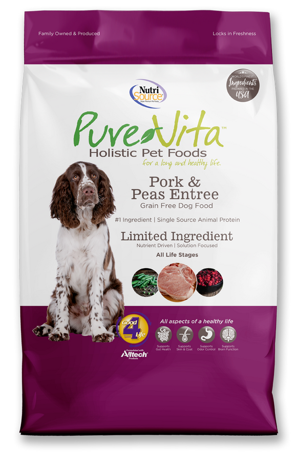 NutriSource® PureVita™ Pork & Peas Entrée Dog Food (5 lb)