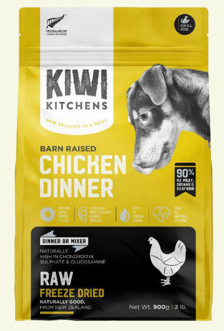 Kiwi Kitchens Chicken Dinner Freeze-Dried Dog Food