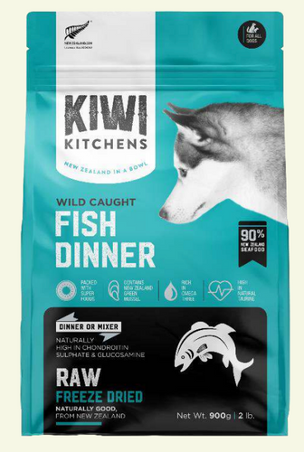 Kiwi Kitchens Whitefish Dinner Freeze-Dried Dog Food