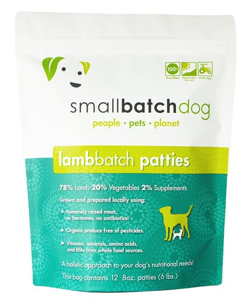 Smallbatch Lambbatch Frozen Dog Food (3 Lb Siders)