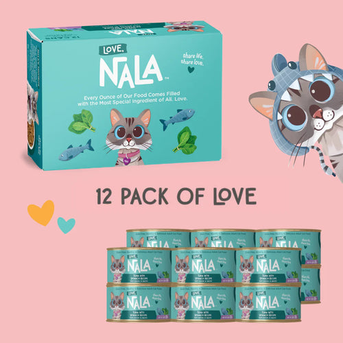 Love Nala Tuna With Spinach Recipe Paté Dinner In Broth Adult Cat Food