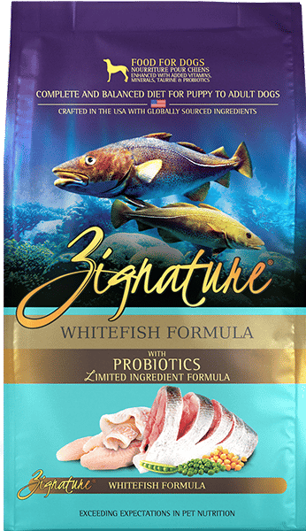 Zignature Limited Ingredient Whitefish Formula Dry Dog Food