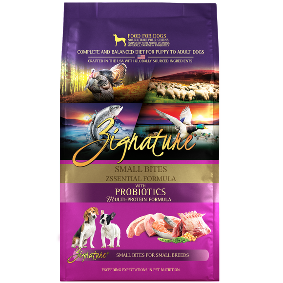 Zignature Small Bites Zssential Formula Dry Dog Food