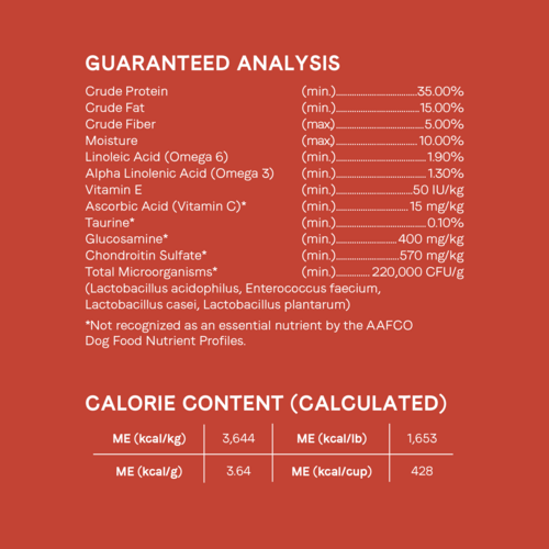 Canidae CA-40 High Protein with Real Beef Recipe