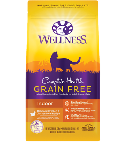 Wellness® Complete Health™ Grain Free Indoor Chicken Dry Cat Food