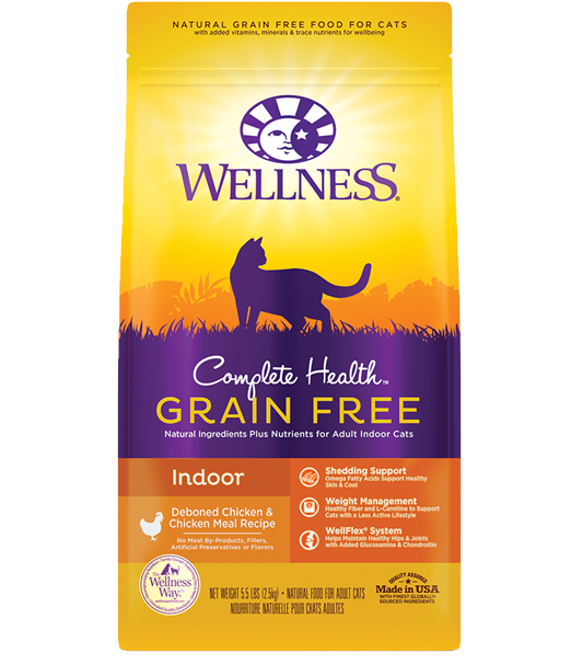 Wellness® Complete Health™ Grain Free Indoor Chicken Dry Cat Food