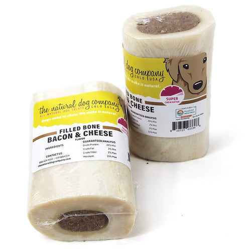 The Natural Dog Company Filled Bone - Bacon and Cheese Flavor (3)